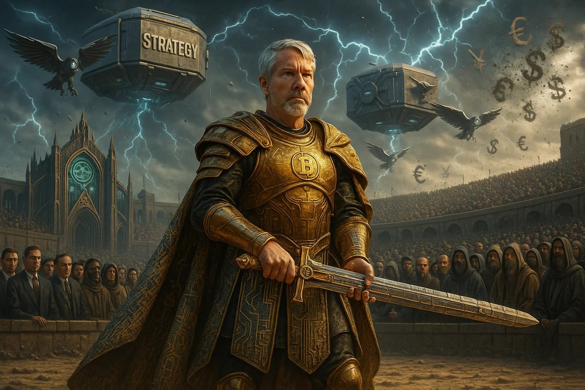 AdamBLiv's tweet photo. 🚨 THE BITCOIN WAR COUNCIL JUST ADDED A NEW GENERAL: JACK MALLERS HAS ENTERED THE GAME THEORY THUNDERDOME 🚨

Let’s break this down like it’s a war room at the edge of fiat collapse... because that’s EXACTLY what this is.

21 Capital, a shadowy, billion-dollar hydra backed by Tether, Softbank, and Cantor Fitzgerald, just emerged from the financial underworld with a singular purpose: 

Accumulate Bitcoin like it’s divine capital and deploy it like a tactical nuke.

📈 The Strategic Positioning:

42,000 BTC is not a startup allocation. That’s a national treasury.

This is a parallel sovereign balance sheet, but with more firepower than the entire GDP of Tonga.

@JackMallers, already an icon of monetary rebellion, is now the frontman of what amounts to a Bitcoin BlackRock with laser eyes and zero ESG compliance.

🧠 THE CAPITAL MARKETS GAME THEORY:

This is a shot across the bow of Strategy (MSTR), and here’s why:

MicroStrategy’s core advantage was that it had a first-mover, publicly traded, spot BTC proxy position. 

But now we’ve got 21 Capital, backed by Wall Street's favorite cocaine dealers (Cantor), the Fed-funded fiat printers (Softbank), and the offshore liquidity vampire (Tether).

If MSTR is the Bitcoin Vatican, 21 Capital is the Byzantine splinter church backed by private capital, willing to go full crusader mode.

Unlike MSTR, which uses debt and equity to leverage into BTC, 21 Capital doesn’t need to dilute anyone - they’re starting with a war chest and plan to tokenize, arbitrage, and potentially list this machine in public markets. 

If they go public? They become an instant MSTR competitor - but with more flexible capital and institutional credibility.

💣 IMPLICATIONS FOR BITCOIN:

Net effect = 42,000 BTC off the open market, instantly tightening supply. That’s a synthetic halving event.

The psychological impact? Retail and institutional capital now see not one, but two financial institutions with billion-dollar BTC positions, which means we’ve entered a new phase of game theory: 

Mutual Assured Accumulation.

🧨 MACRO CONVERGENCE:

This is happening while:

The Fed is boxed in by stagflation,

The Treasury is rolling debt like a gambler at 3am,

And retail is realizing their paycheck buys less eggs than a chicken coop in Venezuela.

So what happens?

Bitcoin becomes the only neutral asset with institutional legitimacy, and these treasury machines become the vaults of a new financial regime.

This is no longer about “store of value.”

This is about territory.

The race to own the most of Cyber Manhattan is on.

Don't get left behind.