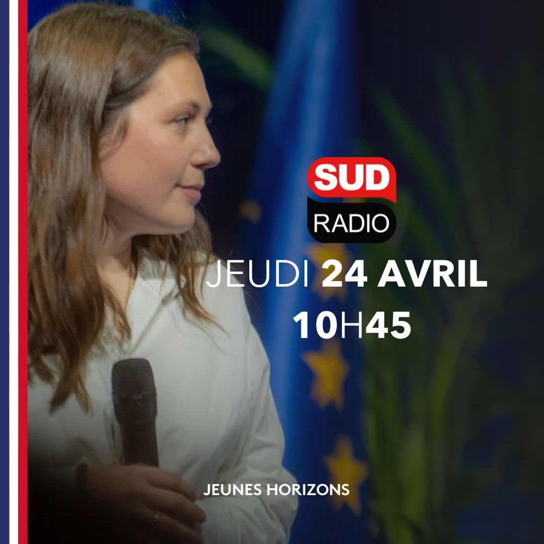 🎙️Rendez-vous demain à 10h45 sur <a href="/SudRadio/">Sud Radio</a> avec <a href="/MarineCazard/">Marine Cazard</a> !