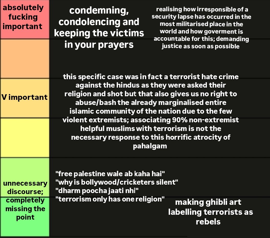post-pahalgam massacre discourse summary