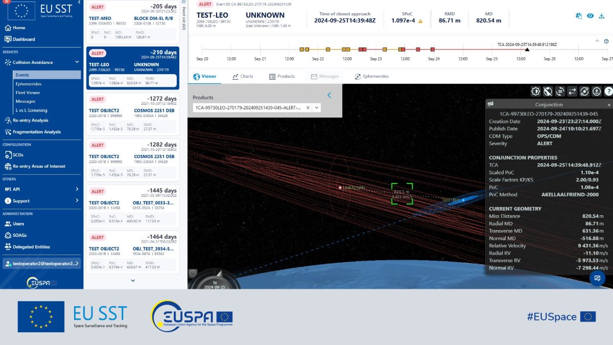 💻Introducing the #EUSST Service Provision Portal v3.0!

It features:
🎨a redesigned interface
👩‍💻a more intuitive user experience
🛰️all event-related info in a single place
...and much more!

Take a look now 👉portal.eusst.eu
#EUSpace