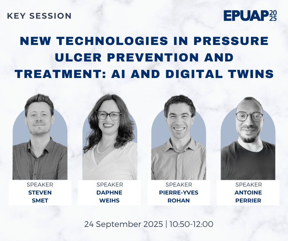 As abstract submission has now closed, it’s time to sit back, relax, and start planning which sessions you’ll attend at #EPUAP2025! 🔥 
The full list of key sessions is available in the programme overview: epuap2025.org/programme
#EPUAP #PressureUlcer #DigitalTwins #AI #WoundCare