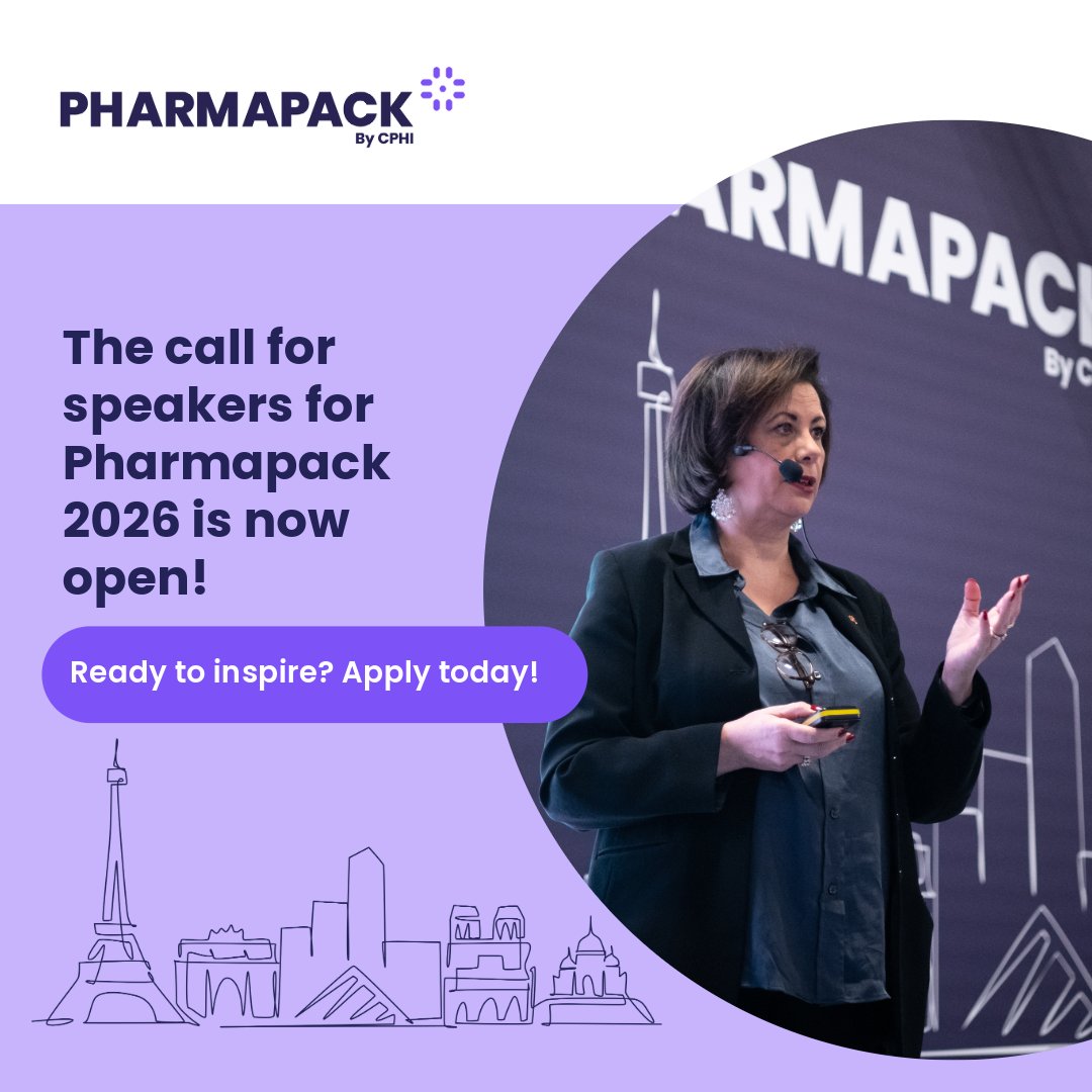 The call for speakers for #PharmapackEU is open!
This is your opportunity to share your expertise, tackle key industry challenges, and present innovative ideas to a global audience. Let’s build the most impactful agenda yet—together! 

💡 Apply today: ow.ly/8HLJ50VGg4l