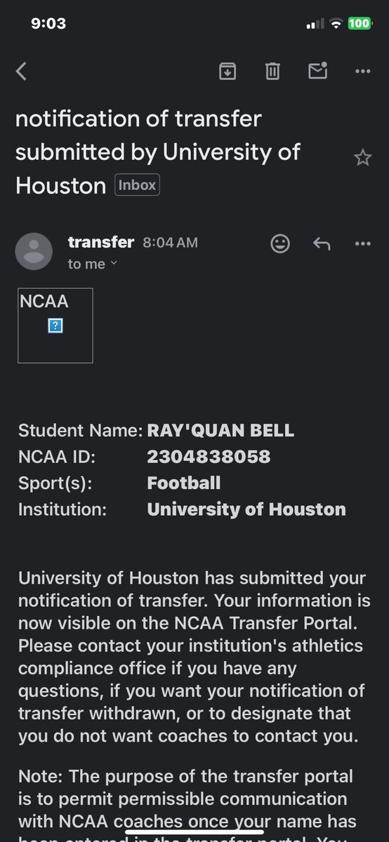 Officially in the transfer portal with 4 years of eligibility left ‼️