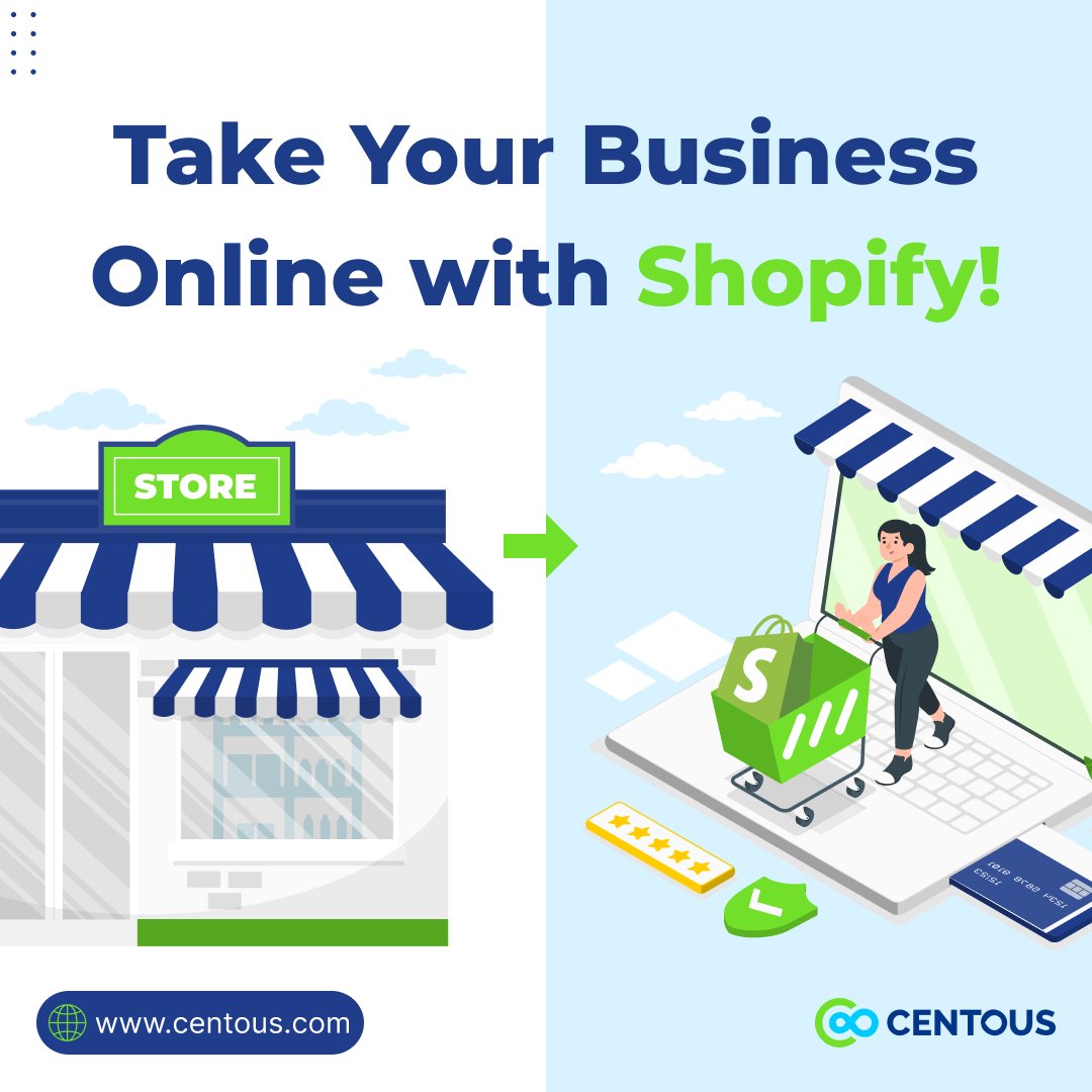 𝐈𝐬 𝐲𝐨𝐮𝐫 𝐬𝐭𝐨𝐫𝐞 𝐬𝐭𝐮𝐜𝐤 𝐨𝐟𝐟𝐥𝐢𝐧𝐞? 📉
It’s time to unlock a world of online sales opportunities! 🌐

👉  Visit us at bit.ly/centous-shopify

#shopifystore #ecommercebusinesses #digitaltransformation #ShopifyExperts #SellOnline #ECommerceTips #centoussolutions
