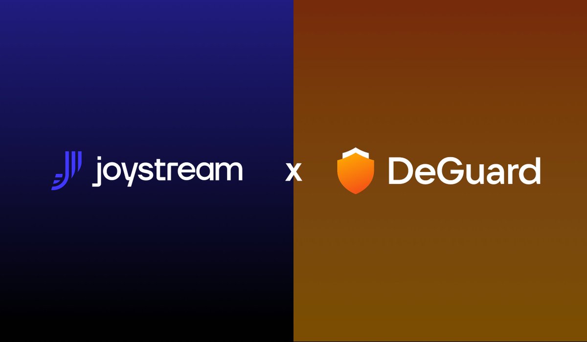 JoystreamDAO's tweet photo. 📣 Meet our newest partner: DeGuard

@DeGuardVPN is the largest VPN service provider in Web3. They offer secure VPN access across 23+ countries, delivering top-notch privacy without the need for personal information or bank cards — powered entirely by wallet-based authorization and crypto payments.

And we're gearing up for an exclusive partnership giveaway—FREE 1-year VPN access. Want one?

Stay tuned for more details 🔔