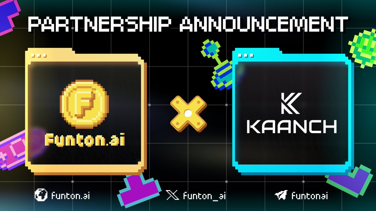 🤝 Funton.ai partners with <a href="/KaanchNetwork/">Kaanch Network</a>!

A Fast, Secure, &amp; Scalable Layer 1 Blockchain designed to empower developers &amp; businesses to easily build, deploy, &amp; scale decentralized applications.

⚡ With the ability to process 1.4 Million TPS &amp; achieve 0.8-Second