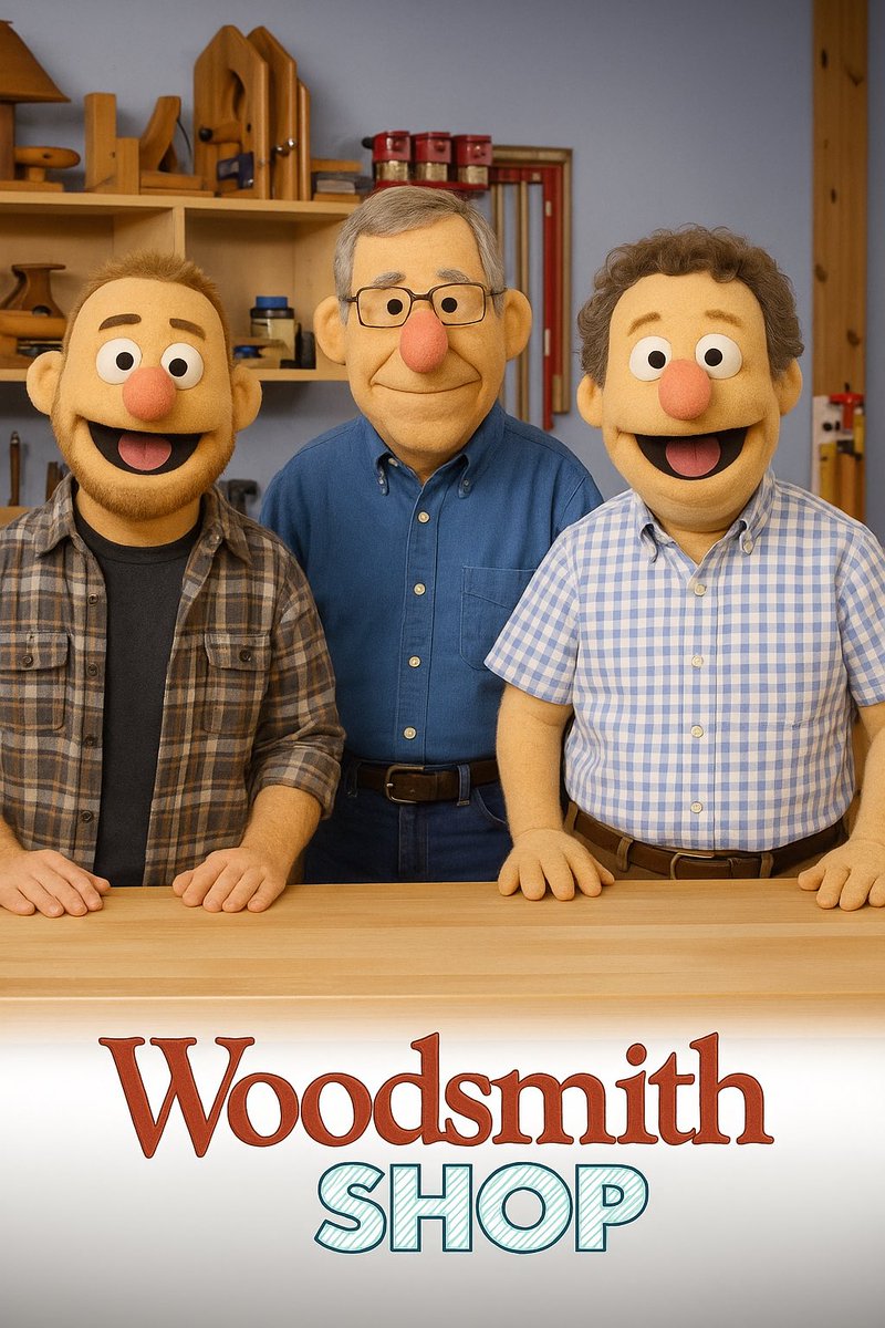 I’m thinking about pitching an all muppets cast of The Woodsmith Shop to PBS… what do you all think? Yay or Nay? 😁