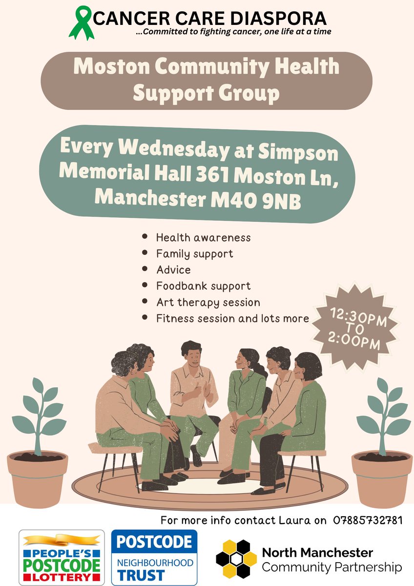 Cancer Care Diaspora (@cancercarediasp) on Twitter photo New project alert #community #support #Moston #Manchester thanks to <a href="/PostcodeLottery/">Postcode Lottery</a> for the grant to enable us to be there for people who need our support this year #NorthManchester #supportproject New project alert #community #support #Moston #Manchester thanks to <a href="/PostcodeLottery/">Postcode Lottery</a> for the grant to enable us to be there for people who need our support this year #NorthManchester #supportproject