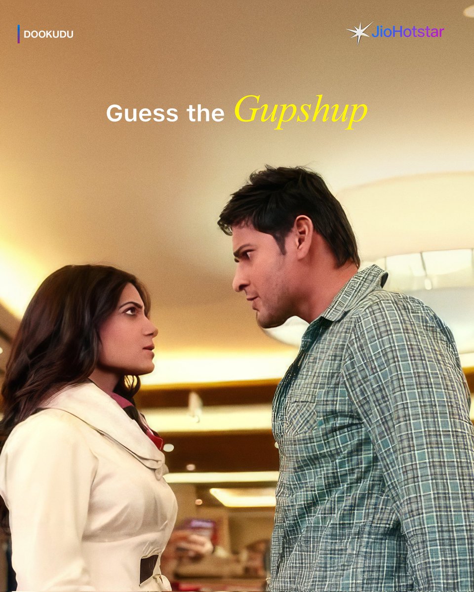 JioHotstarTel_'s tweet photo. Meeku thelisina dialogue ey, cheppeyandi comments lo ๐
#Dookudu #MaheshBabu #SamanthaRuthPrabhu #CuteScene #JioHotstarTelugu https://t.co/13t2cSaKoN