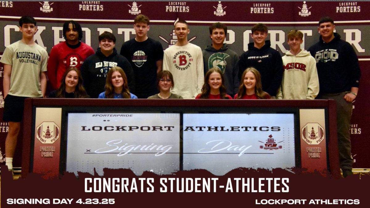 Congratulations to our Student-Athletes who have committed to continue their academic and athletic careers at the next level!. @ LTHSBoosters1 #porterpride