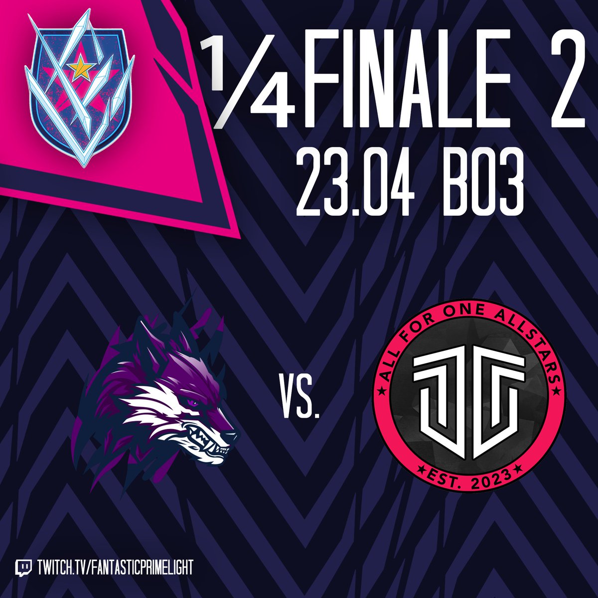 Heute geht es direkt mit dem nächsten Schmankerl.

Um 18:30 trifft <a href="/D3fiance_eSport/">Defiance eSports</a> auf <a href="/all41_gaming/">All for One Gaming</a> 

Caster heute sind <a href="/ABC_Suppe/">ABC_Suppe</a> &amp; <a href="/Dam0n_12/">Justin Wehr</a>