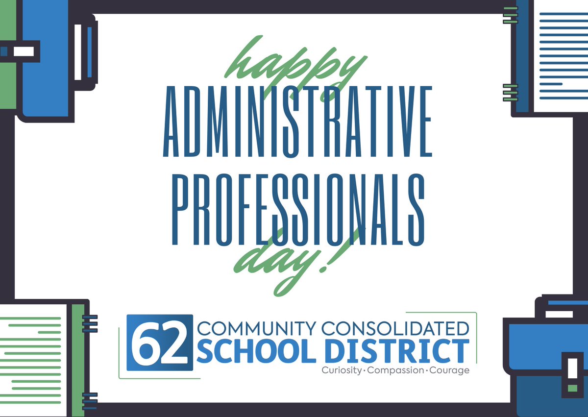 Today, we celebrate the vital contributions of our administrative professionals. From keeping our offices running smoothly to supporting students, families and staff, your roles are essential to our success. Thank you for your professionalism and commitment! #62learns #62united