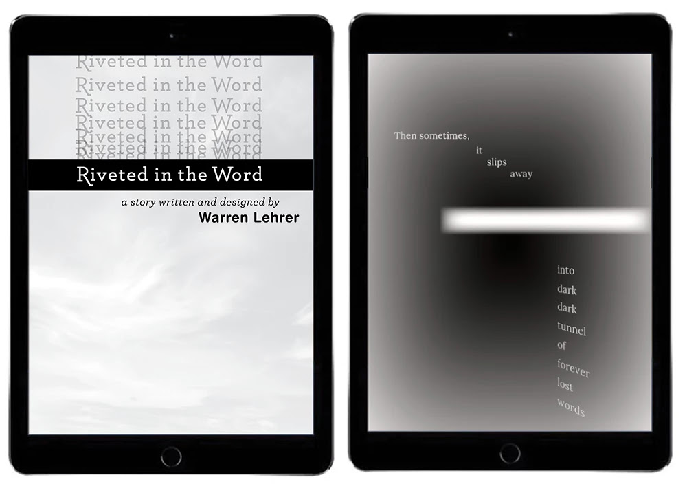 SVA_News's tweet image. MFA Design faculty member Warren Lehrer was named winner in the Creative Work category at this year’s Design Incubation Communication Design Educators Awards for his multimodal electronic book, 'Riveted in the Word.' link.sva.edu/43tibW
#sva #schoolofvisualarts #svaalumni