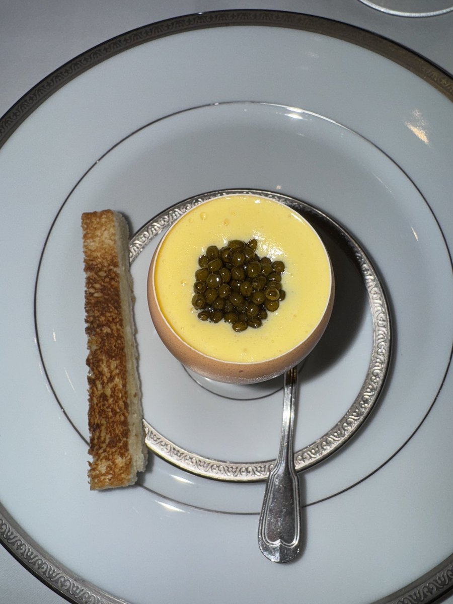 Sabayon amb caviar #Ambroisie #Paris 👨‍🍳🇫🇷