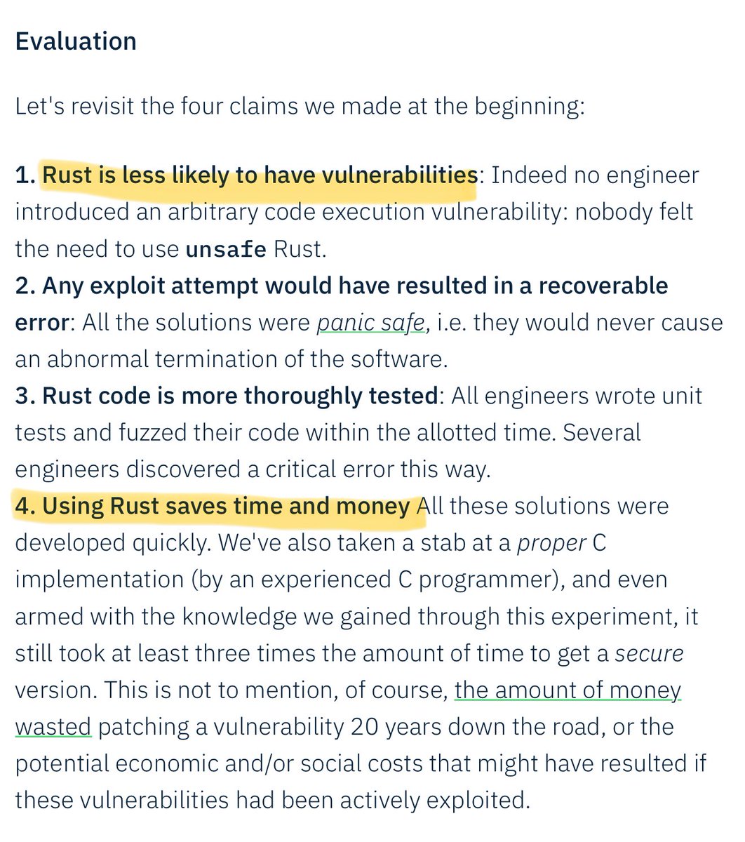 Interesting article that yet again comes to the conclusion that Rust is simply better, and thus saves time and money 

tweedegolf.nl/en/blog/152/do…