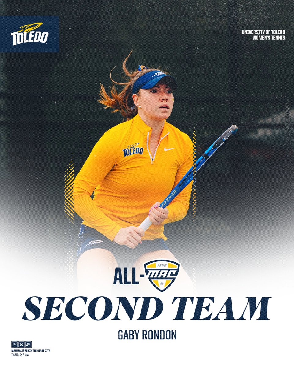Congratulations to Gaby Rondon for earning All-MAC Second Team honors! 👏

📰 tinyurl.com/29m8anxn

#TeamToledo