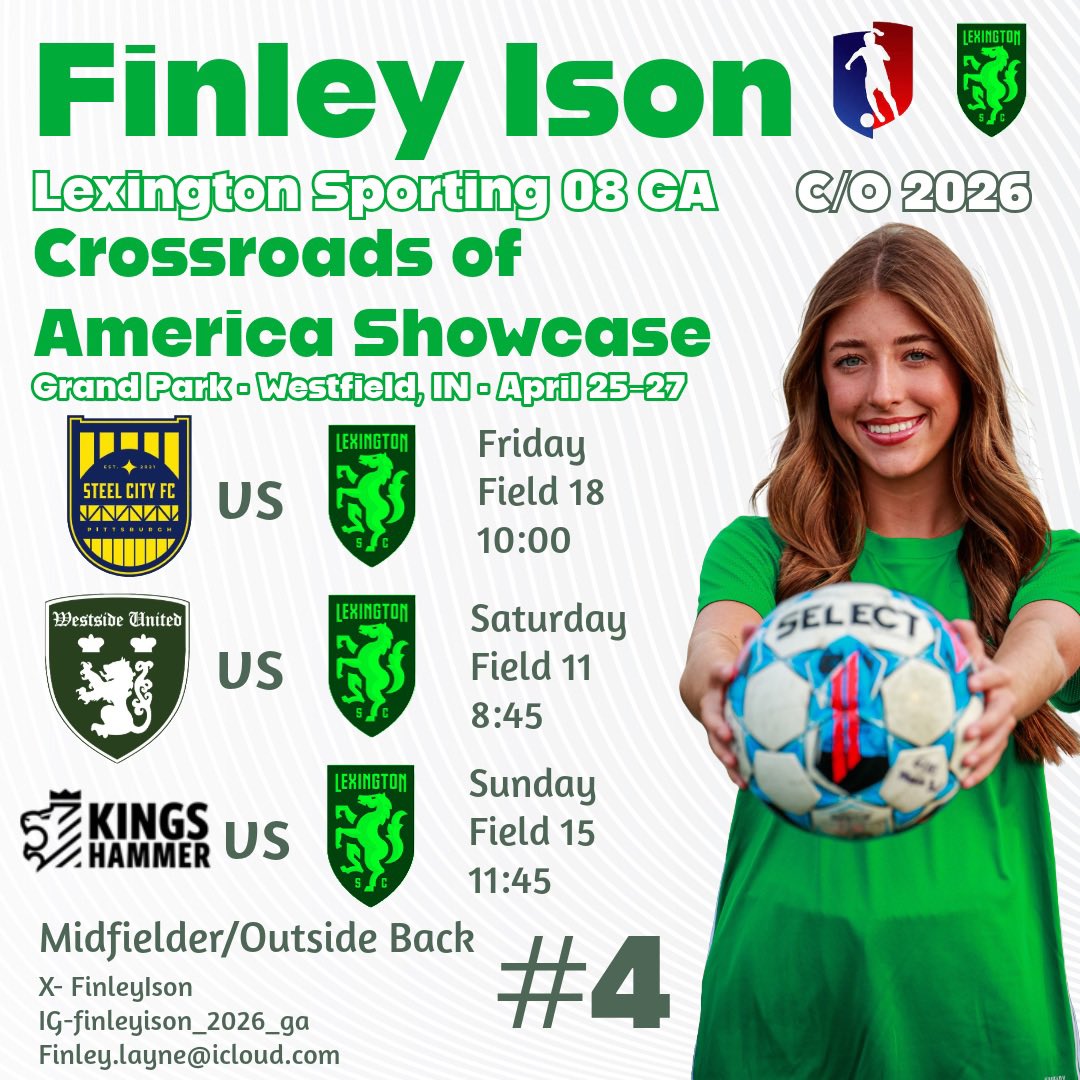 This Weekend!!! <a href="/LSCyouth/">Lexington Sporting Youth</a> <a href="/ImYouthSoccer/">ECNL/GA/Recruiting/College Soccer</a> <a href="/ImCollegeSoccer/">College Soccer Truth ™</a> <a href="/TheSoccerWire/">SoccerWire</a>