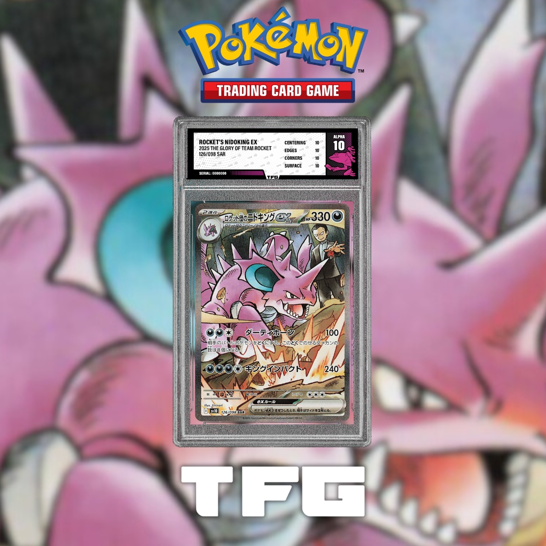 treefroggrading's tweet photo. The Glory of Team Rocket is out in Japan and I think it's safe to say this is definitely one of the highlight cards from the set π
Which card(s) are you most looking forward to seeing release over here?
#pokemon #tcg #teamrocket #nidoking #gradedcards #treefroggrading https://t.co/adfRgI9L0E