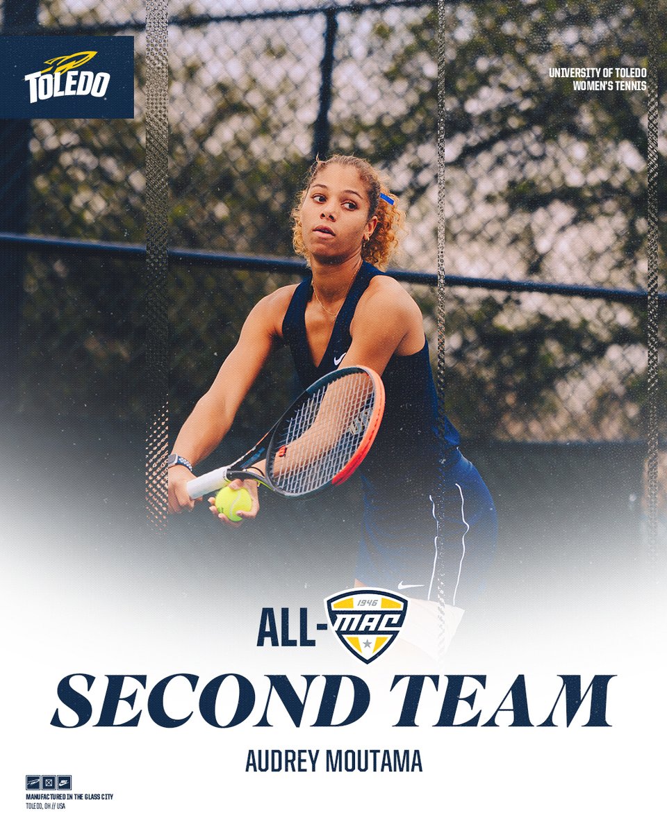 Congratulations to Audrey Moutama for earning All-MAC Second Team honors! 👏

📰 tinyurl.com/29m8anxn

#TeamToledo