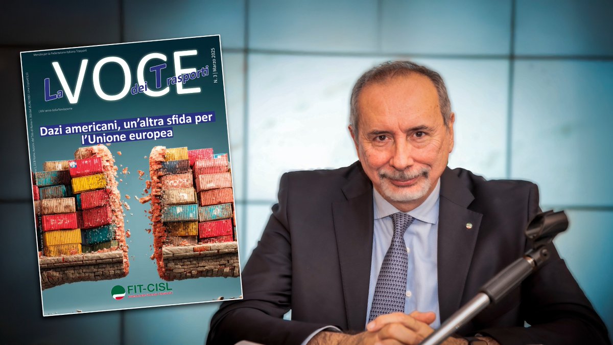 FitCisl's tweet photo. 🗞️Online il nuovo numero de "𝐋𝐚 𝐕𝐨𝐜𝐞 𝐝𝐞𝐢 𝐓𝐫𝐚𝐬𝐩𝐨𝐫𝐭𝐢" 👉https://t.co/8QecOyDi1O
✍️ 𝐃𝐚𝐳𝐢 𝐚𝐦𝐞𝐫𝐢𝐜𝐚𝐧𝐢, 𝐮𝐧'𝐚𝐥𝐭𝐫𝐚 𝐬𝐟𝐢𝐝𝐚 𝐩𝐞𝐫 𝐥'𝐔𝐧𝐢𝐨𝐧𝐞 𝐞𝐮𝐫𝐨𝐩𝐞𝐚: l’editoriale del Segretario Generale  @FitCisl @salvopellecchia ➡️https://t.co/dQXnGWrEra

🔎Visita il sito https://t.co/hjyORJiRtX, clicca sulla sezione "Voce dei Trasporti" e registrati gratuitamente per visualizzare tutti i contenuti precedenti