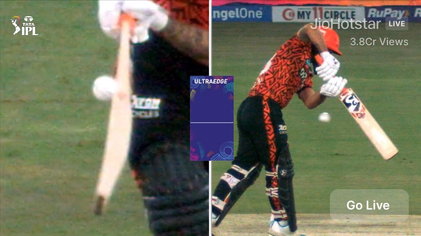 MidnightMusinng's tweet photo. IPL IS FIXED FELLAS !!!!! 

There was no nick there and Ishan Kishan walks off without Mumbai appealing - NONSENSE !!! 😡😡

#SRHvMI #SRHvsMI https://t.co/NG5V20Lm2l