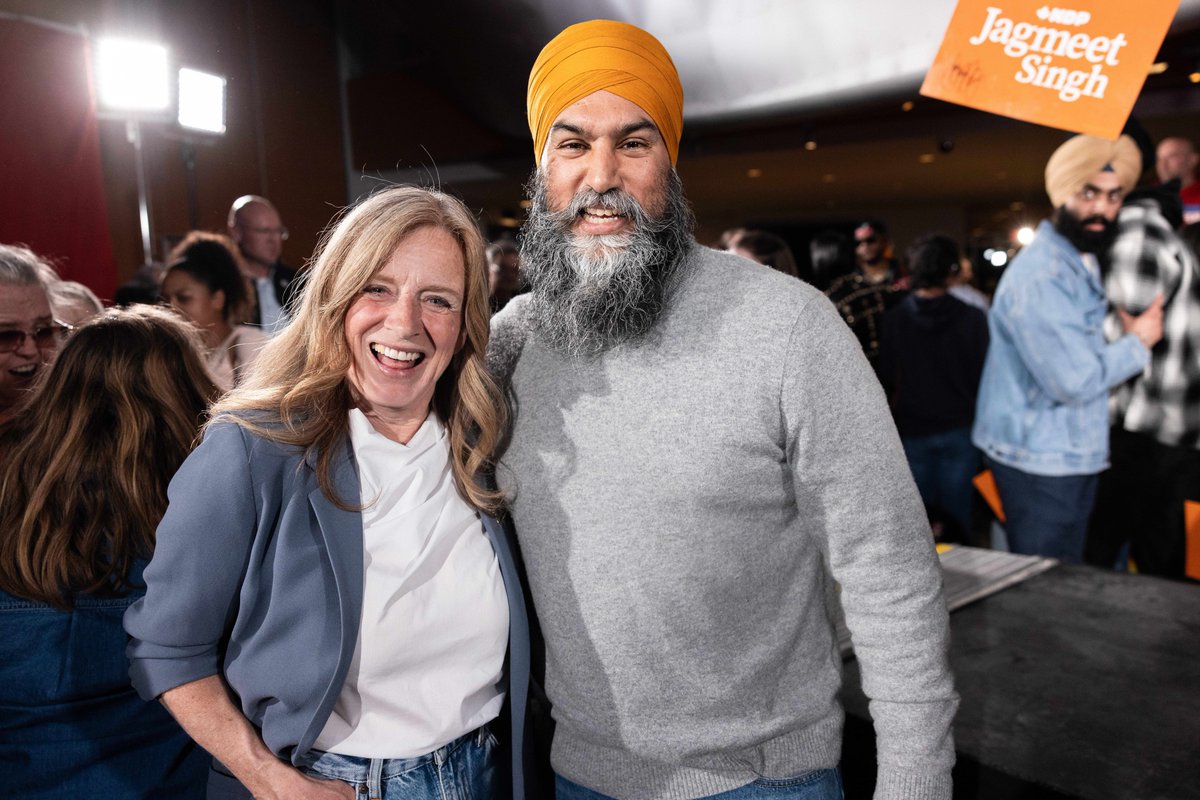 NDP (@ndp) on Twitter photo If anyone knows the value of New Democrats at the table, it's <a href="/RachelNotley/">Rachel Notley</a>. Thank you for never backing down in the fight to protect health care, pensions, and the livelihoods of Albertans in the face of harmful cuts.
When New Democrats stand together, we win. If anyone knows the value of New Democrats at the table, it's <a href="/RachelNotley/">Rachel Notley</a>. Thank you for never backing down in the fight to protect health care, pensions, and the livelihoods of Albertans in the face of harmful cuts.
When New Democrats stand together, we win.