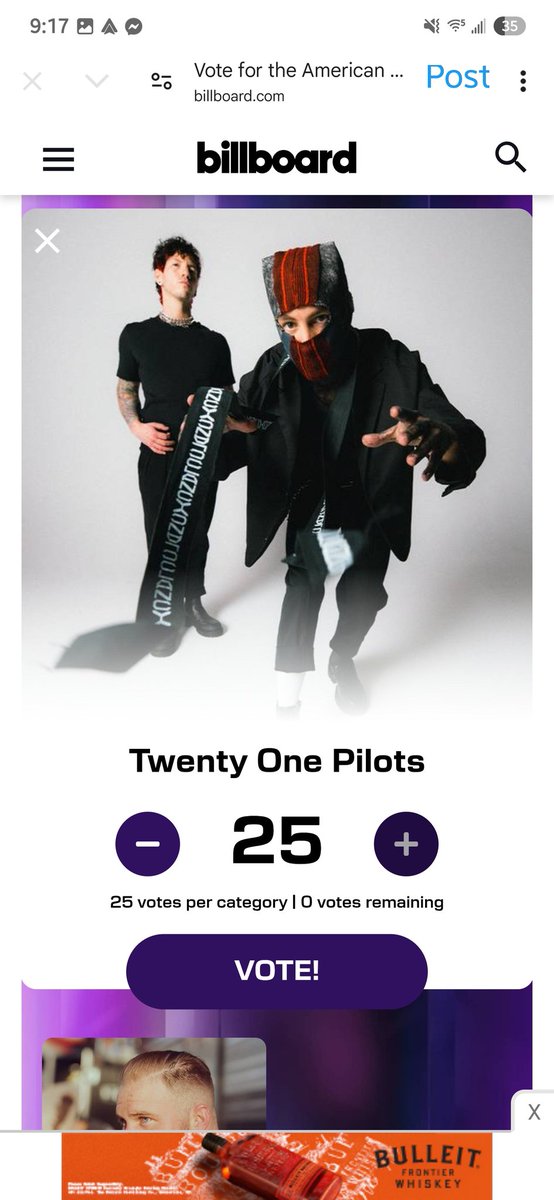 paladinwalls's tweet image. los quiero ver votando a todos!! están nominados a Best Rock Artist y Best Rock Album en los AMAs y pueden votar con este link:
 billboard.com/amasvote/