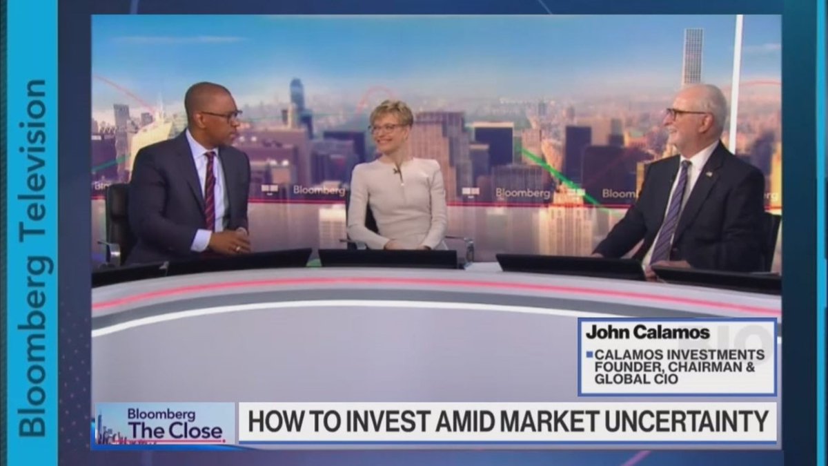 John P. Calamos, Sr. joined <a href="/Bloomberg/">Bloomberg</a>’s “The Close” w/ <a href="/RomaineBostick/">Romaine Bostick</a> &amp; <a href="/adsteel/">Alix Steel</a> to discuss his newly released biography, “The Sky’s the Limit."

Watch the segment at the 24-minute mark: okt.to/F8CfPK

"The Sky's the Limit," available now:
okt.to/KWQChc