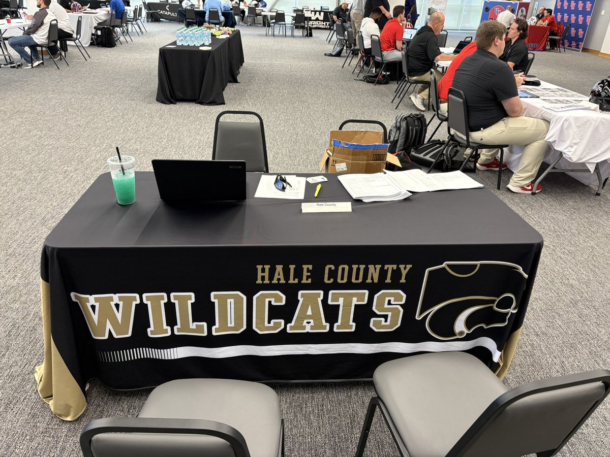 HALE COUNTY is in the house!!!  2025 Alabama High School Football Spring Recruiting Expo!!!  Looking forward to promoting some of our Wildcat Student Athletes!!! #GoCats  #RecruitHale