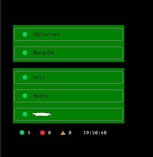 Abhiram R (@abhicantdraw) on Twitter photo "Vibe coded" this using <a href="/textualizeio/">textualize.io</a> - I wanted a status dashboard for all services I need to be up to run my work platform locally.
I might have taken only slightly more time to get this done W/o vibe coding but it definitely helped me cycle through different "looks" Rapidly! "Vibe coded" this using <a href="/textualizeio/">textualize.io</a> - I wanted a status dashboard for all services I need to be up to run my work platform locally.
I might have taken only slightly more time to get this done W/o vibe coding but it definitely helped me cycle through different "looks" Rapidly!