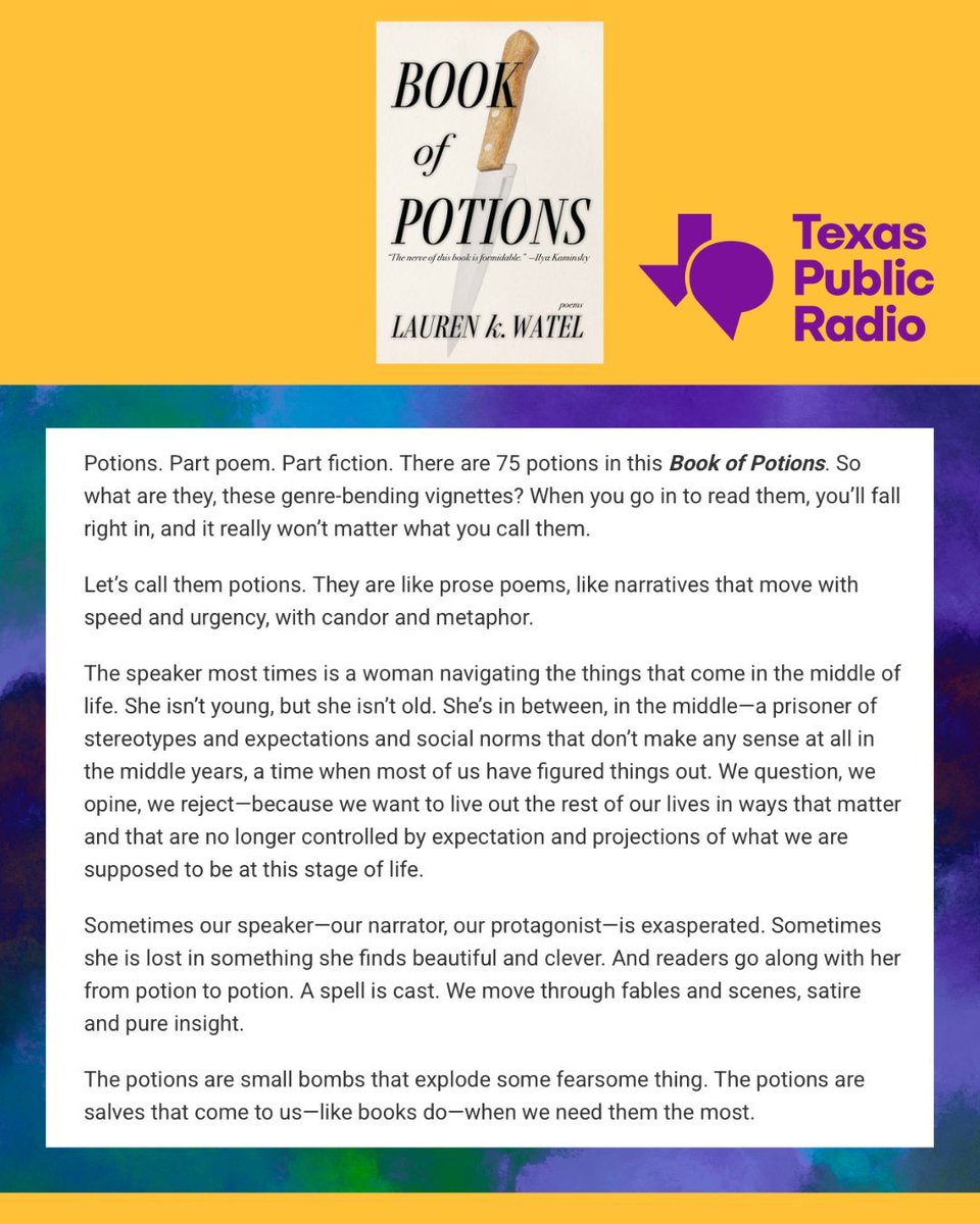 🎧 Listen to Lauren k. Watel on @tprnews!

tpr.org/podcast/book-p…