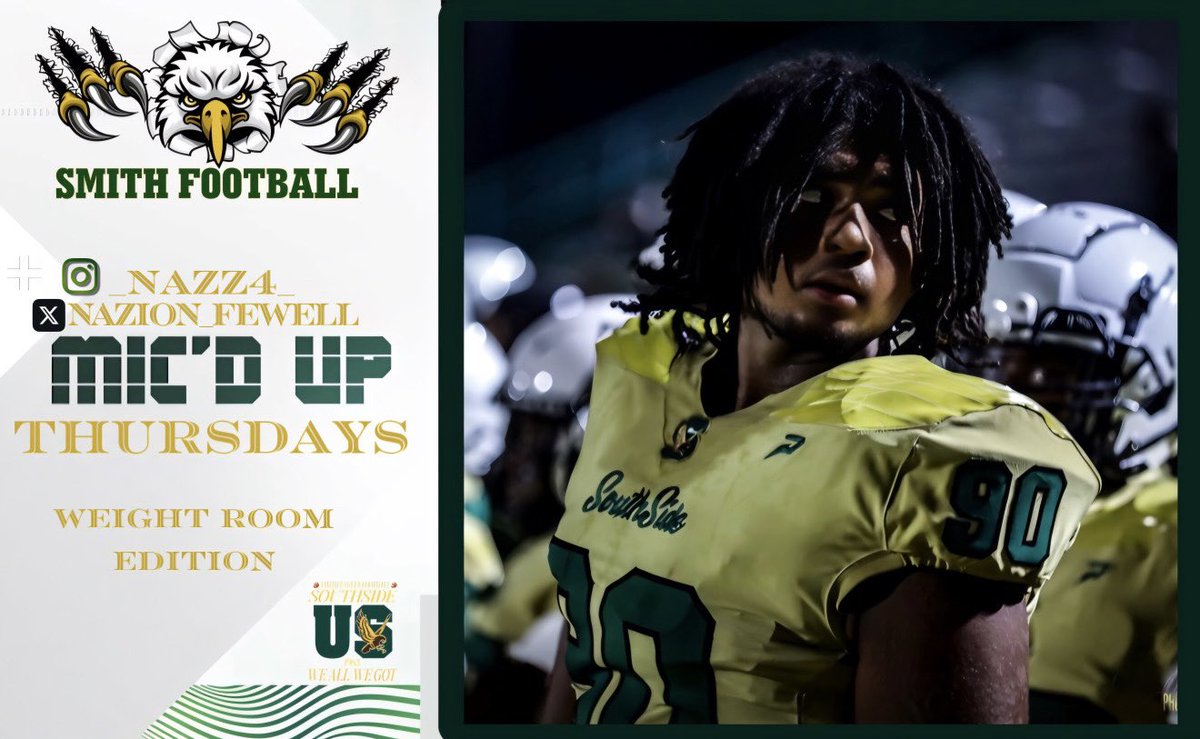 MIC’D UP THURSDAYS WEIGHT ROOM EDITION WITH <a href="/Nazion_Fewell/">Nazi’on Fewell</a> 🦅🦅🦅🦅