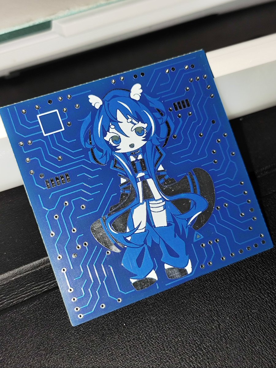 KiriKirua's tweet photo. 基板ファンアート！✨
Illustrated by @Cyznya
#電音部美術部 #東京電脳 https://t.co/DpG9lkQkwm