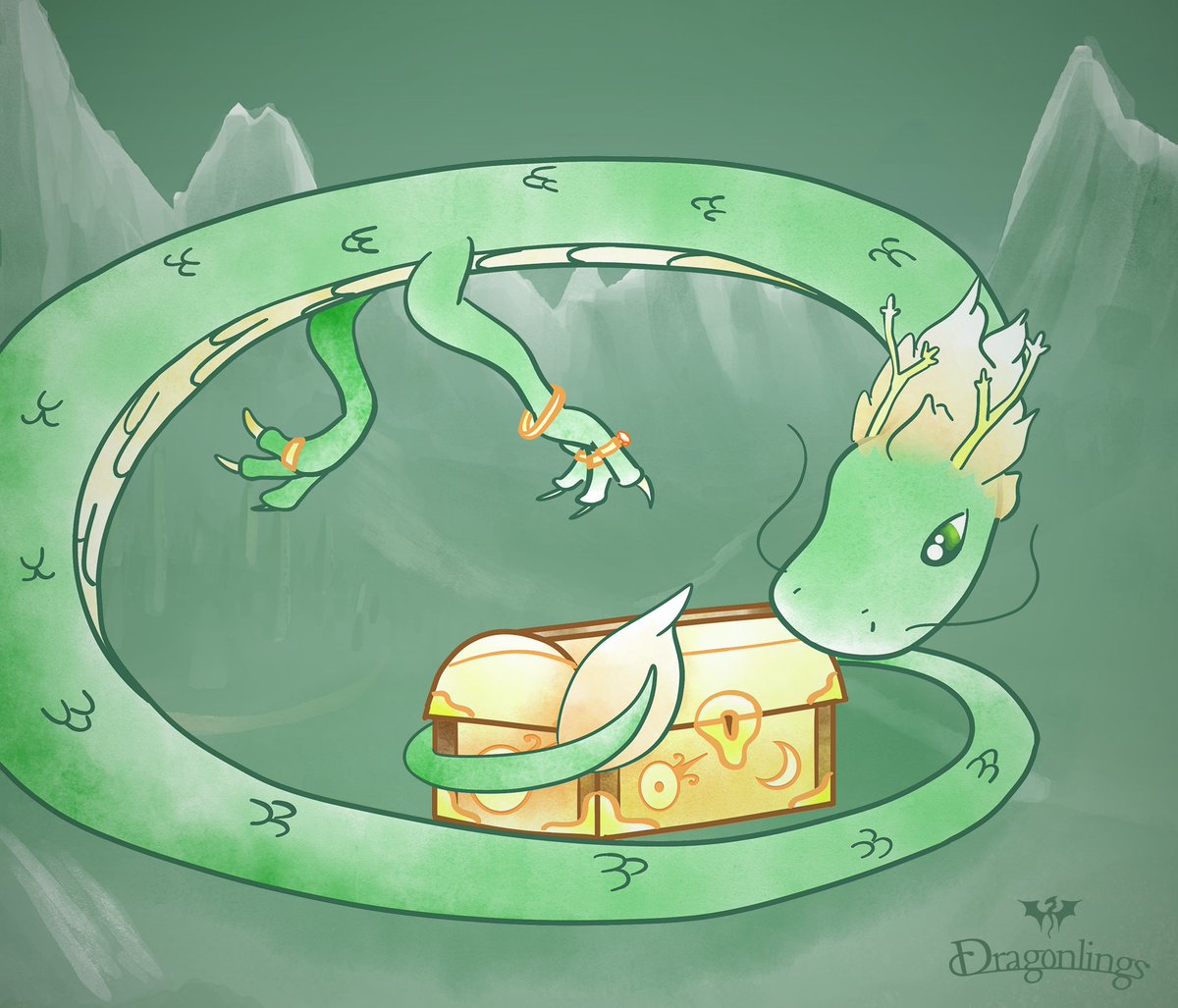 B_UpGames's tweet photo. Adventurer Wyrm from #Dragonlings

Dragonlings is a non-violent family-friendly #cardgame where players play as #dragon trainers, competing to hoard treasure.

Pre-orders available on #Gamefound!
https://t.co/EWdJqE85xC https://t.co/dlxBprG2tB