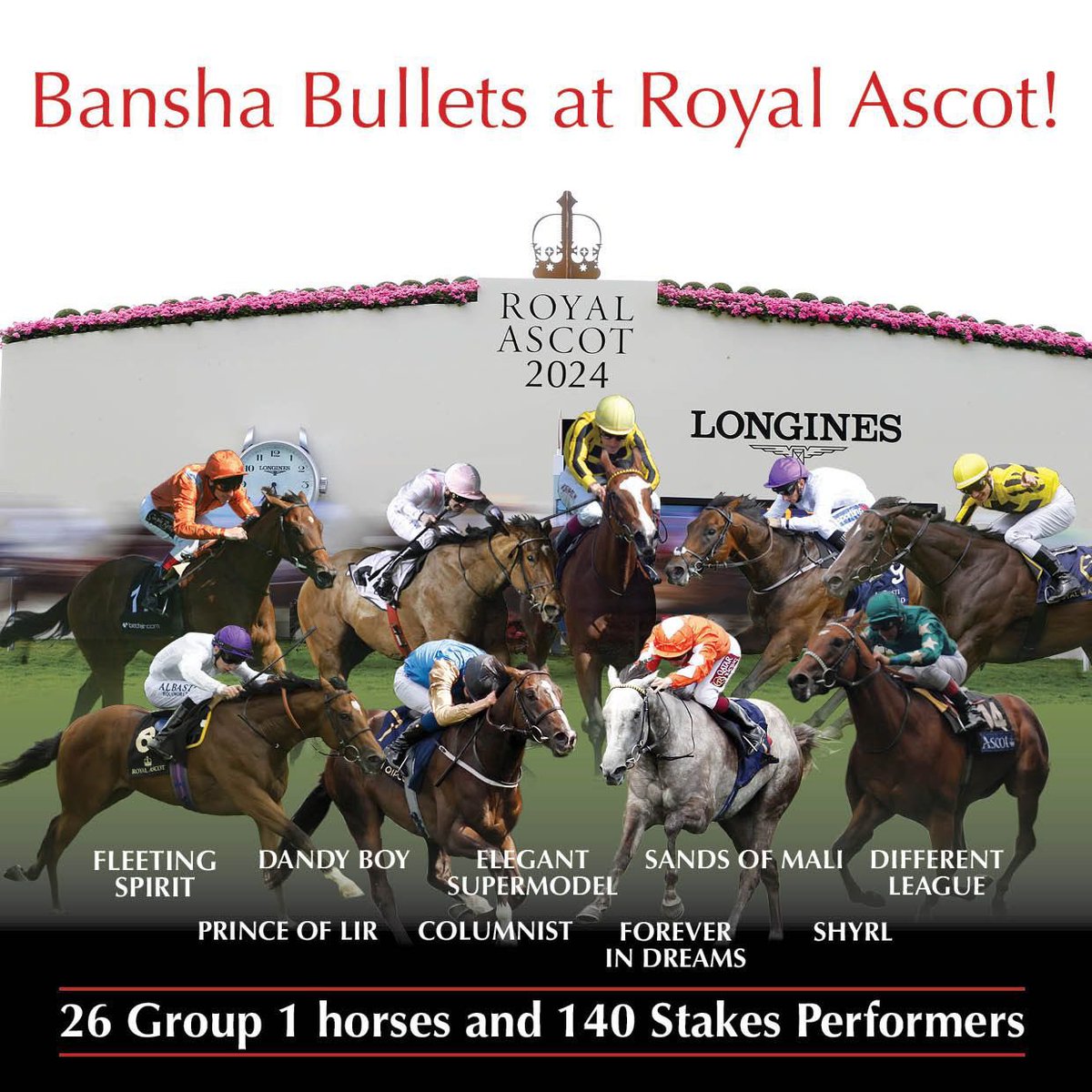 Don’t miss out on our draft <a href="/GoffsUK/">Goffs UK</a> selling tomorrow🤩

We know how to get you to Royal Ascot🎩🥂