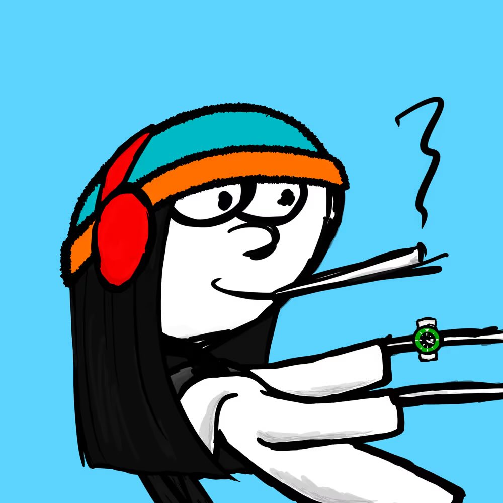 gm (based) sketchy mfers 🎧👀🚬