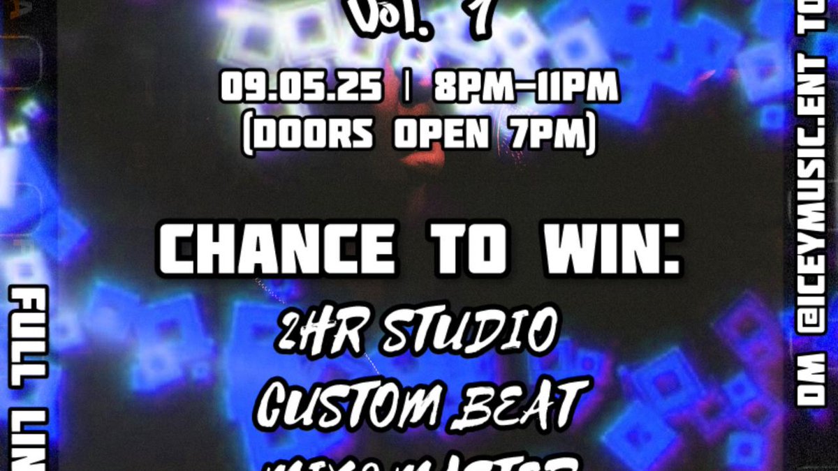 Rising Sun Arts (@risingsunarts) on Twitter photo ๐ค Artists Link Up - Live Showdown!
๐๏ธ Fri 9 May | 7PM
๐Open to ALL local artists!
๐ฅ WIN: ๐ง 2hr Studio Time, Mix & Master, ๐ผ Custom Beat, ๐ฅ Full Music Video
(*T&Cs apply)
๐ค 10 min sets.
๐ Crowd picks the winner!
๐ฏ LIMITED SLOTS โ Sign up now:
๐ forms.gle/zsQaPVXPXd3L7Hโฆ ๐ค Artists Link Up - Live Showdown!
๐๏ธ Fri 9 May | 7PM
๐Open to ALL local artists!
๐ฅ WIN: ๐ง 2hr Studio Time, Mix & Master, ๐ผ Custom Beat, ๐ฅ Full Music Video
(*T&Cs apply)
๐ค 10 min sets.
๐ Crowd picks the winner!
๐ฏ LIMITED SLOTS โ Sign up now:
๐ forms.gle/zsQaPVXPXd3L7Hโฆ