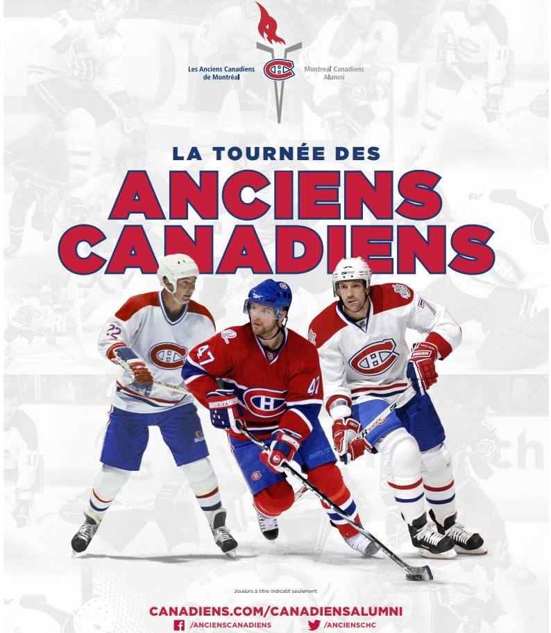 Quatre matchs en mai? OH QUE OUI! 🏒
La tournée continue et on s’en vient dans VOTRE coin! 
🗓️Voici les arrêts de mai :
📍 2 mai – Lachute, QC
📍 10 mai – Pierrefonds, QC
📍 17 mai – Lac Simon, QC
📍 30 mai – Gatineau, QC

🎟️ Billets disponible ici : anciens.canadiens.com/calendrier/