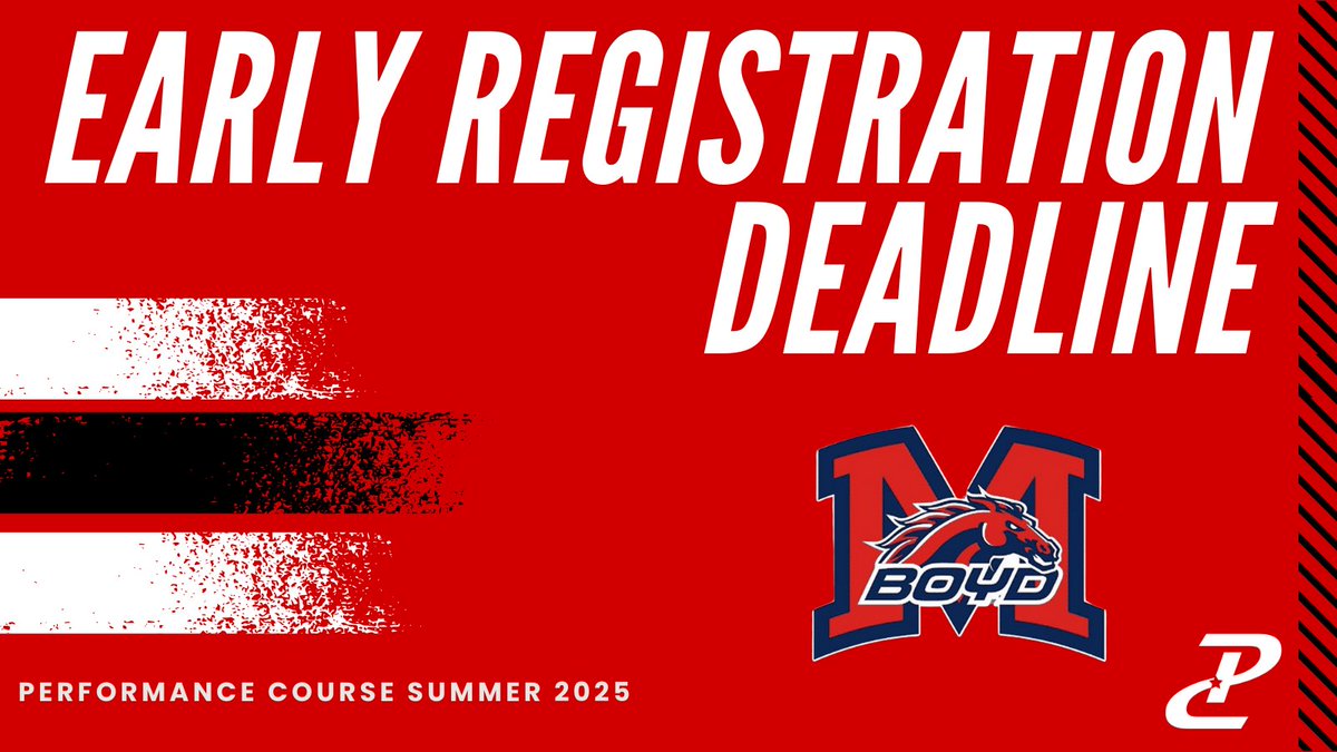 Performance Course (@pcnowisthetime) on Twitter photo The Early Registration Deadline for <a href="/MBHS_Athletics/">MBHS Athletics</a> is just over a week away!
#NOWISTHETIME to go ALL IN towards being the best athlete, teammate & person possible❗
Secure your spot by May 1st to save 💰!
Take advantage by getting signed up NOW! ⬇️
performancecourse.com/school-distric… The Early Registration Deadline for <a href="/MBHS_Athletics/">MBHS Athletics</a> is just over a week away!
#NOWISTHETIME to go ALL IN towards being the best athlete, teammate & person possible❗
Secure your spot by May 1st to save 💰!
Take advantage by getting signed up NOW! ⬇️
performancecourse.com/school-distric…