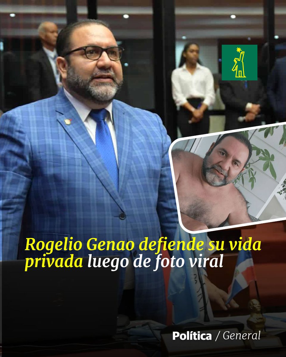 DiarioLibre's tweet photo. 🗳 |#PoliticaDL | El senador de La Vega Ramón Rogelio Genao defendió este martes la foto en que salió semi vestido mientras disfruta un almuerzo en su casa de verano durante la Semana Santa.
🔗https://t.co/PdZzXBU13Z
#DiarioLibre #RogelioGenao #FotoViral #Genao https://t.co/ot4y6v79SB