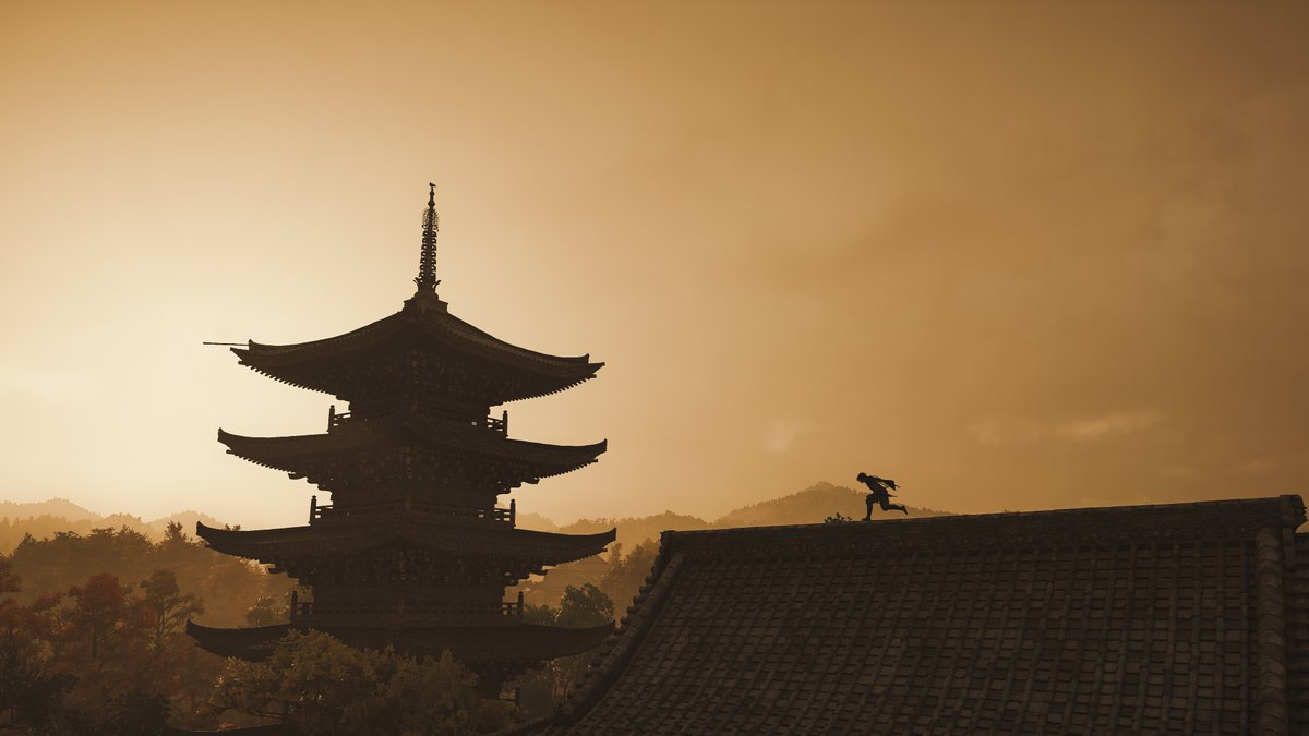 Assassin's Creed Shadows , but Naoe wants to do a leap of faith.