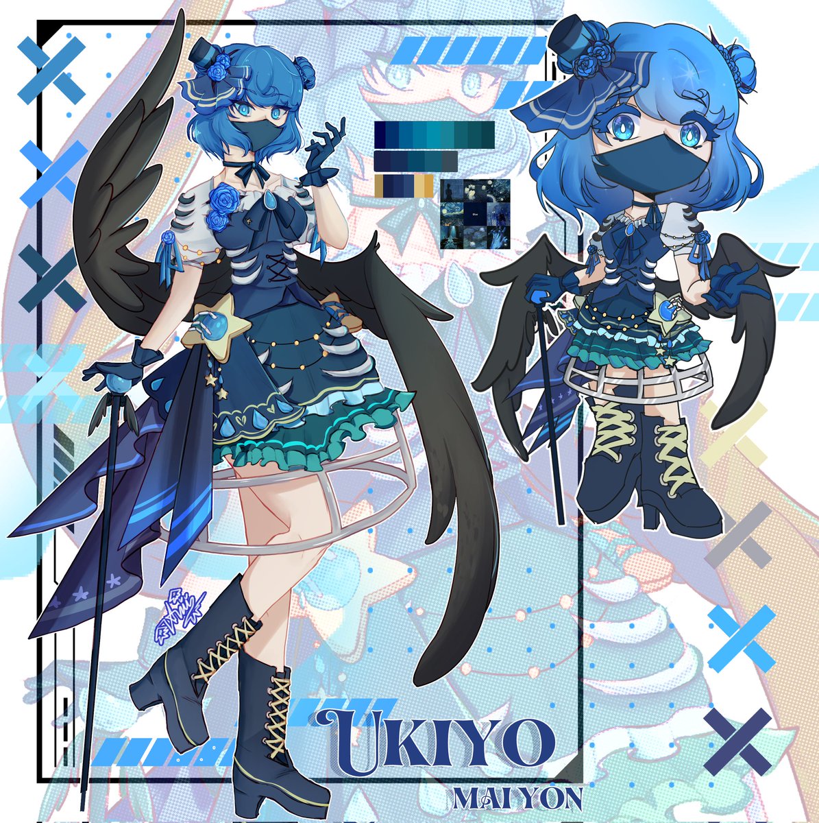 AniiGatou's tweet photo. First design requested done 🐬🩵
I had so much fun :p
Thanks for the request
Oc : @UFOkiyo 

#redesign #digitalart #oroginalcharacter https://t.co/2STXgh4UyE