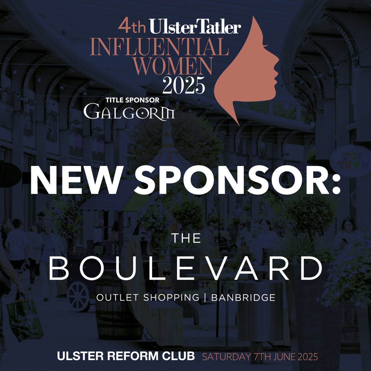New Sponsor Alert!

We are pleased to announce The Boulevard Banbridge as our new sponsor for the Contribution to Fashion category at this year’s Influential Women Awards!

Not long to go now until this year’s awards - Vote while you can!
