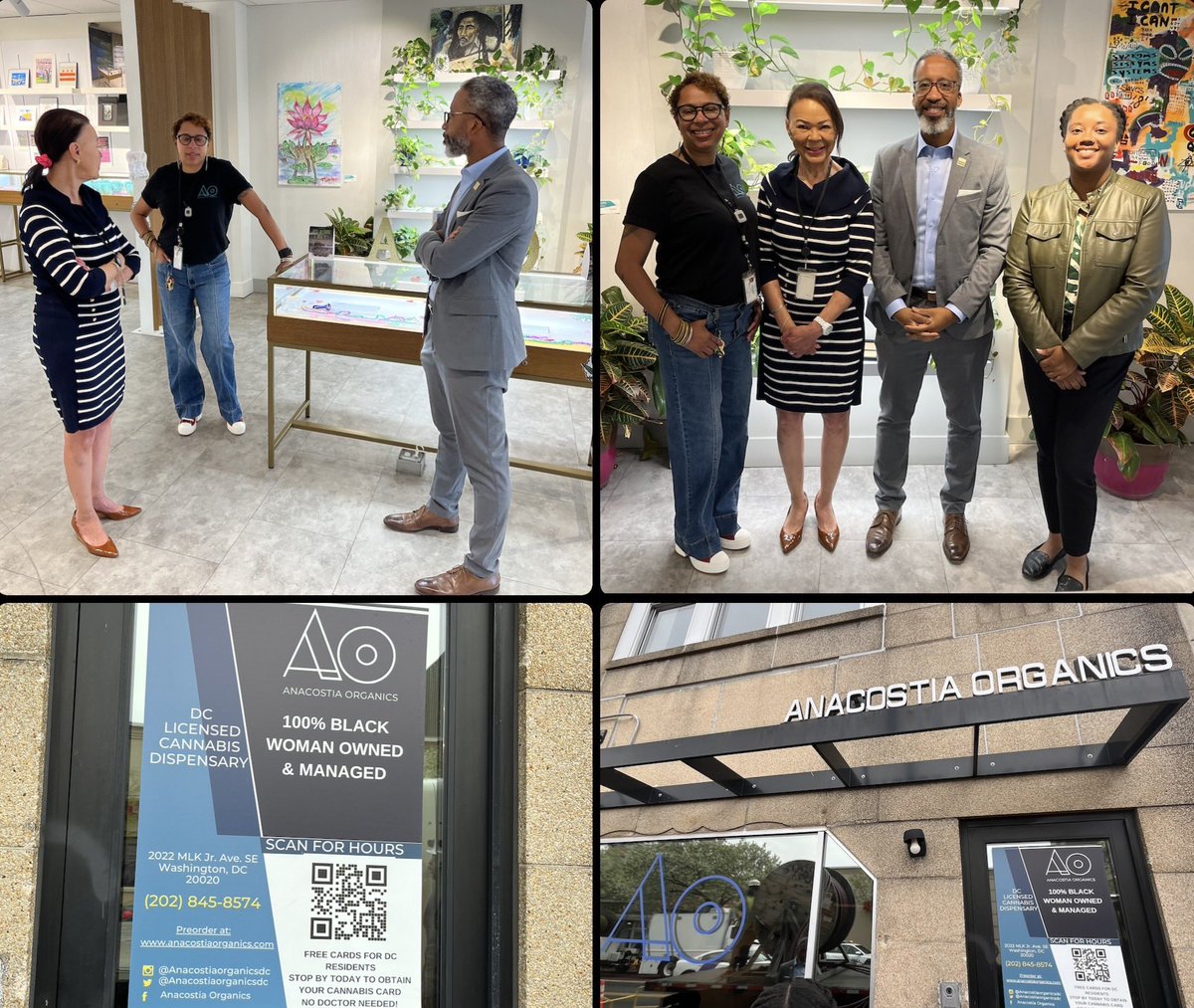 Thank you to Councilmember Kenyan McDuffie for stopping by and seeing Anacostia Organics along with our CEO Linda Greene!

#420 #live #EventsDC #DestinationDC #DCA  #NavyYard #UnionStation #BlackWomanOwnedBusiness #Ward7 #ward8