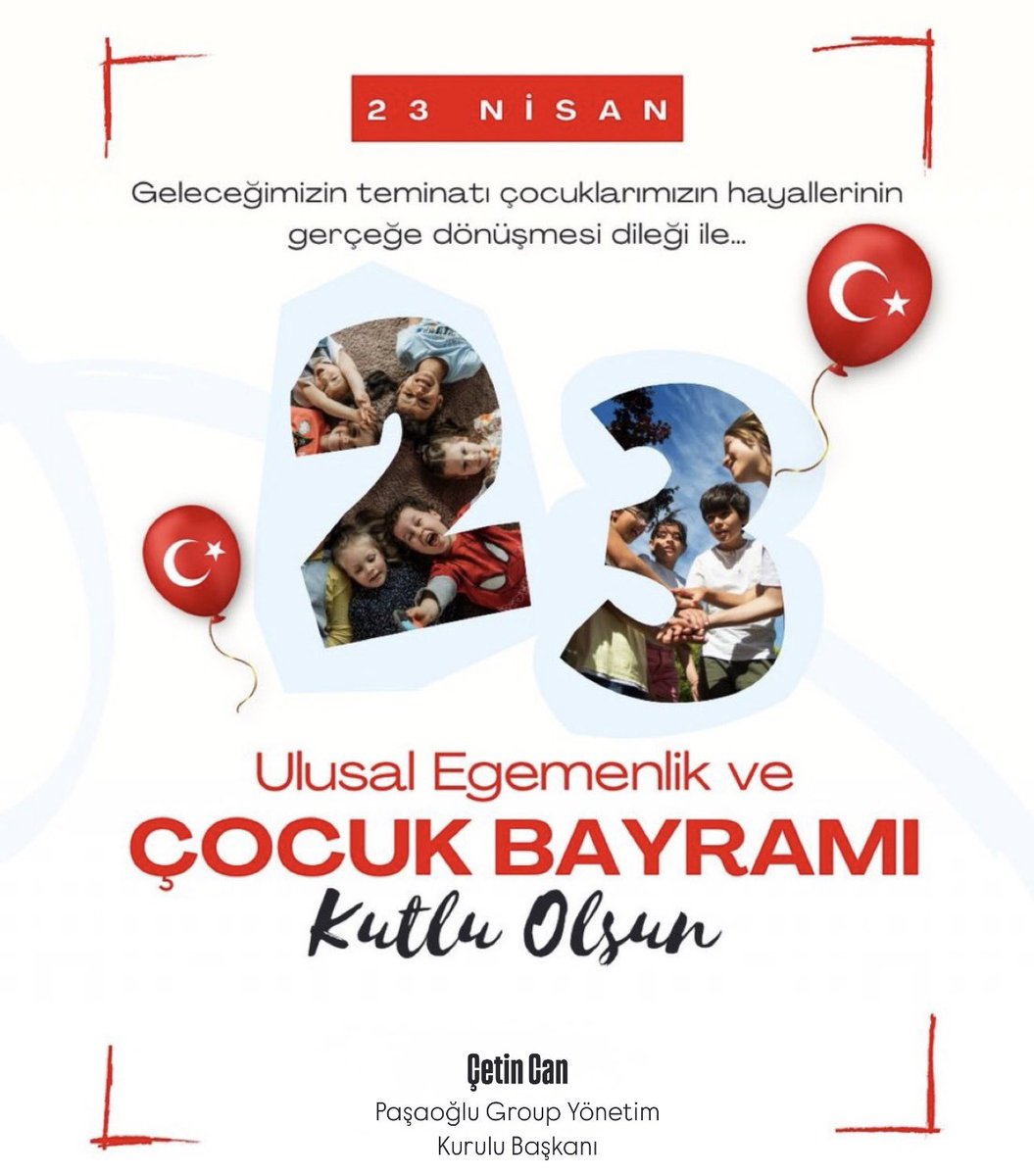 Milli iradenin simgesi Türkiye Büyük Millet Meclisi’nin açılışının 105. yıl dönümünü ve yarınlarımızın güvencesi çocuklarımızın 23 Nisan Ulusal Egemenlik ve Çocuk Bayramı’nı en içten dileklerimle kutluyoruz.

#23NisanKutluOlsun