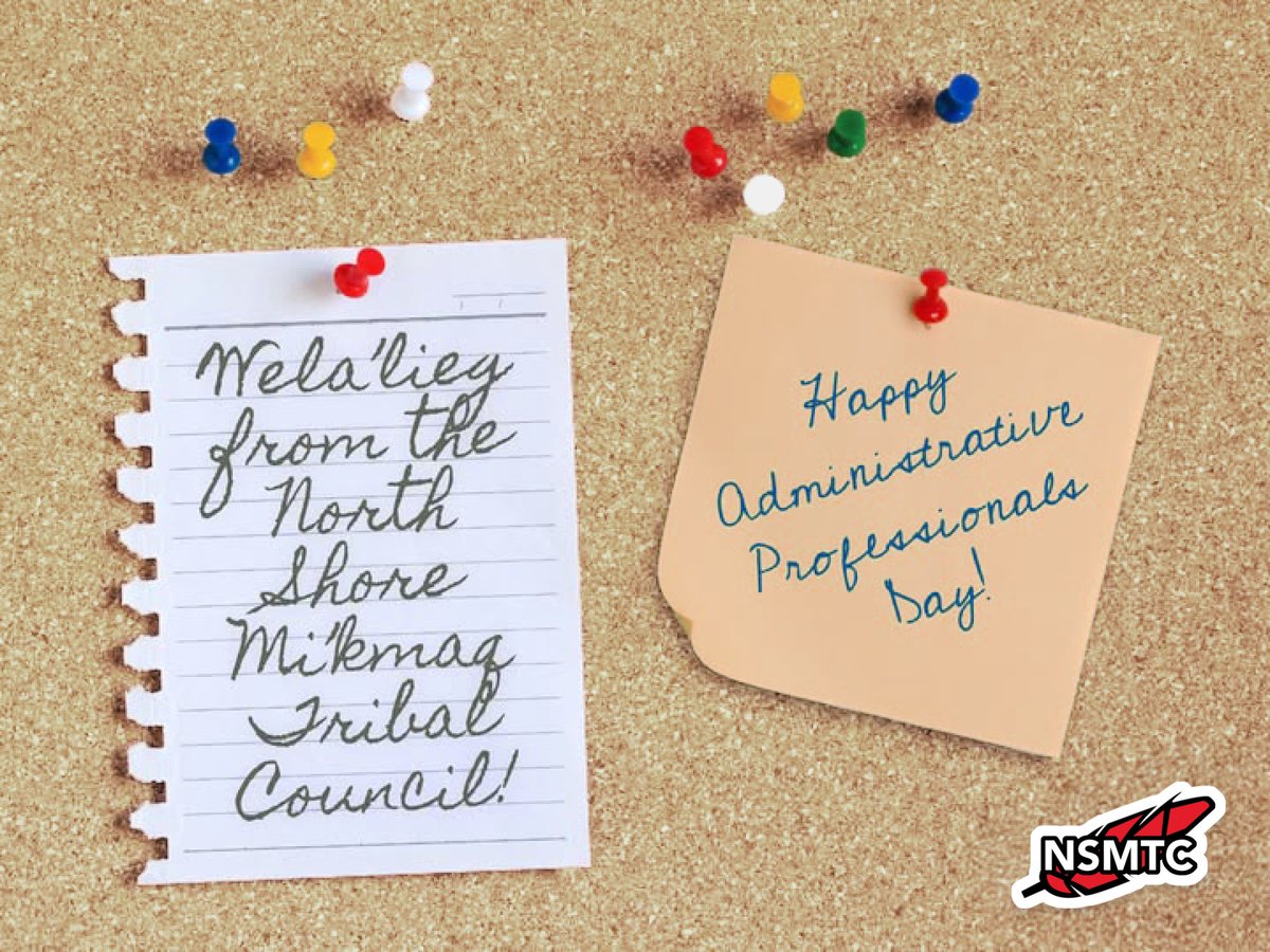 Happy Administrative Professionals Day!

Today, we’re celebrating the heart of our operations – the dedicated administrative staff who support the North Shore Mi’kmaq Tribal Council and our Member Nation communities. Wela’lieg for all the work you do!