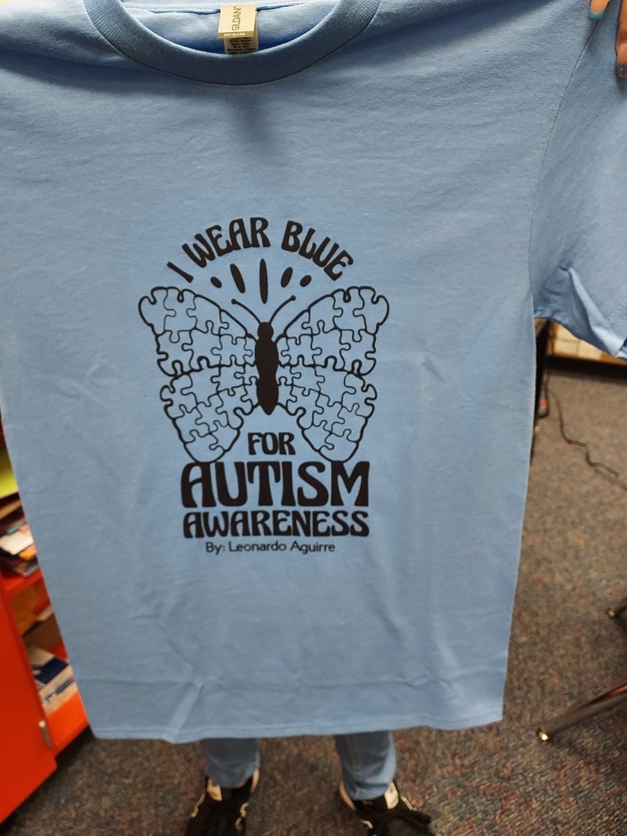 Olle Middle School Library (@ollelibrary) on Twitter photo Another shirt created by a student for <a href="/poullard_colina/">Dr. Colina Poullard</a> for Autism Awareness month. Our students are so creative and talented. #MoreThanBooks <a href="/Alief_Libraries/">AliefLibraries</a> <a href="/OlleMightyOwls/">Olle Middle School</a> Another shirt created by a student for <a href="/poullard_colina/">Dr. Colina Poullard</a> for Autism Awareness month. Our students are so creative and talented. #MoreThanBooks <a href="/Alief_Libraries/">AliefLibraries</a> <a href="/OlleMightyOwls/">Olle Middle School</a>