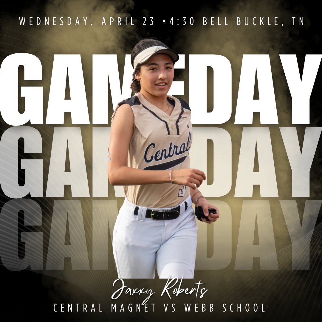 🚨🥎 Game Day 🥎🚨
🆚 Webb School
⏰ 4:30
🌥️ 76° 
🏟️ Bell Buckle, TN
📺gc.com