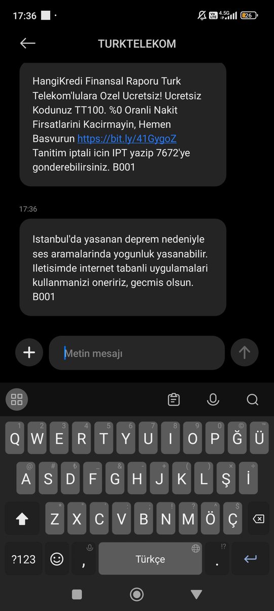 Ulan 12.50de şebekem yoktu 😅 bina bile çökmeden sizin şebekeler çöktü aq <a href="/TurkTelekom/">Türk Telekom</a>