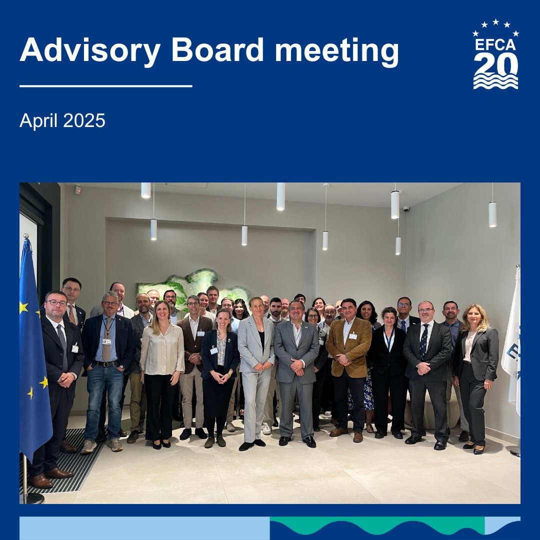 🤝Our Advisory Board met today!

We gathered with representatives from the 11 Advisory Councils to exchange views on the agency’s work programme &amp; priorities.

Their insights help shape our mission for sustainable &amp; effective #FisheriesControl.🌊🇪🇺

#SustainableFisheries #EFCA20